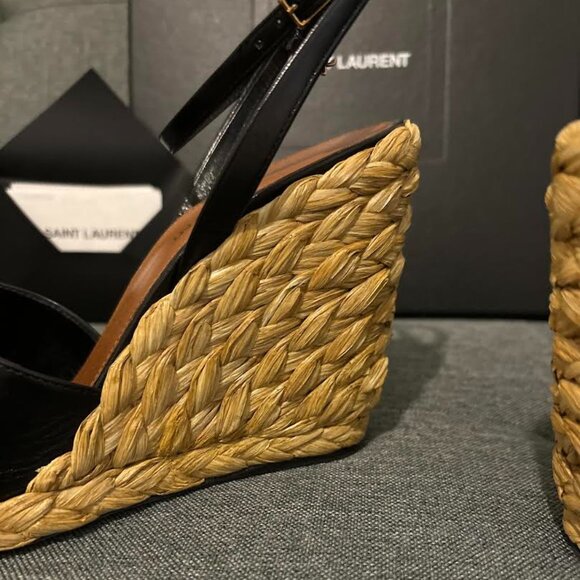 Saint Laurent Paloma Sandals Size 38 - Picture 7 of 14